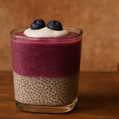 blueberry chia pudding